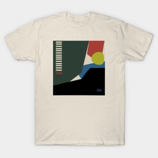 Modern Geometric Composition T-Shirt